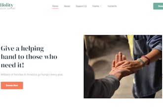 create donation, charity, ngo, and nonprofit websites