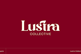 design text wordmark logo for your luxury brand