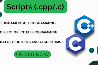do complete c and cpp programming assistance oop concepts and dsa projects