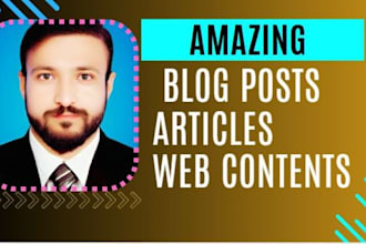 write educational, informational and health related articles