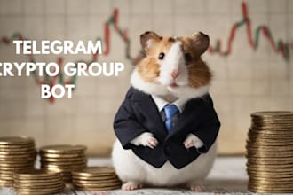 setup telegram bots in your crypto telegram group