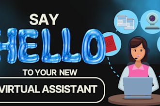 be your social media and general admin virtual assistant