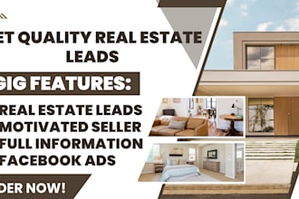 generate real estate leads, lead generation, skip tracing through facebook ads