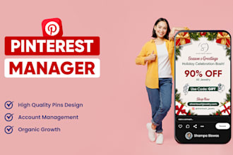 be your pinterest marketing manager for setup,optimize,pins and boards