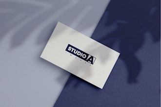 design a sleek and modern minimalist logo for your studio