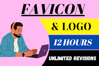professionally design logo and favicon
