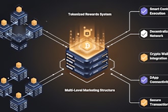 develop decentralized MLM smart contracts with web3