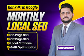 do complete monthly local seo service for high google rankings