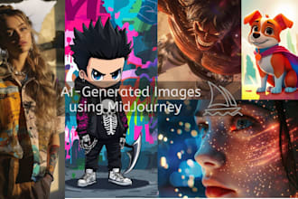 generate ai realistic images, pixel style characters or art