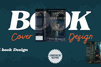 do book cover design, ebook cover design, kindle book and kdp cover design