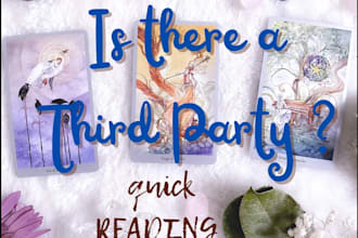 do third party reading, love triangle tarot reading, soulmate psychic reading