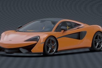 3d vehicle design, 3d sport car, gtav, rc car model,3ds max, exterior car design