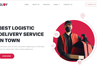design a towing service, moving service, logistics, courier and dispatch website