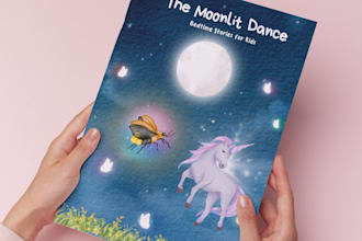 design storybooks with watercolor illustrations