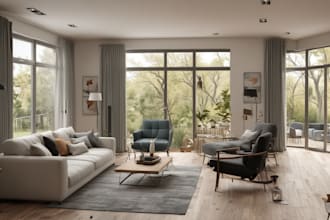 make interior architecture rendering on unreal engine 5