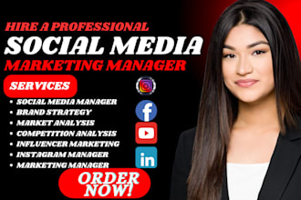 be your social media marketing manager and content creator strategies
