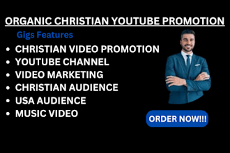 organic christian youtube promotion, christian video outreach, and gospel