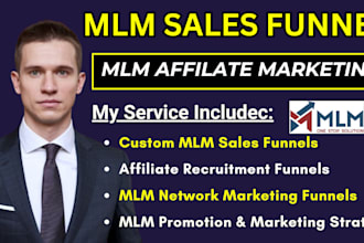 mlm sales funnnel, affiliate recruitment funnel, netork marketing, mlm promotion