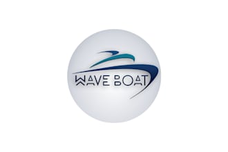 design a professional and trendy wave logo