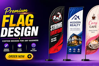 design high converting flag and banner