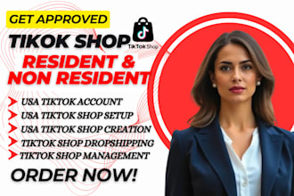 create usa tiktok shop setup tik tok shop manage USA tiktok shop representative
