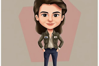design creative cartoon, caricature or mascot logo for you