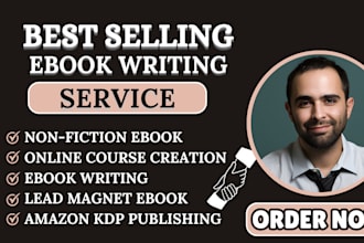 ghostwrite and edit self help non fiction ebook ghostwriter kdp book writer