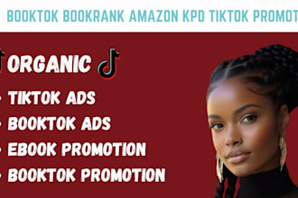 do tiktok marketing ebook promotion booktok video promotion amazon kdp