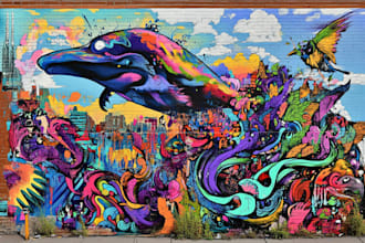 design graffiti designs, murals and wall arts