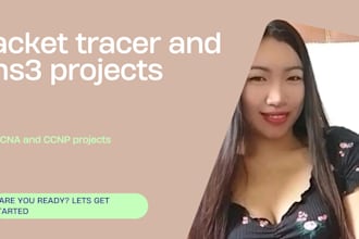 do packet tracer and gns3 projects