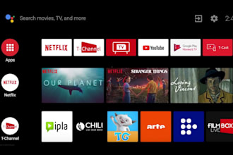rebrand iptv app, smart tv, vod, ott, samsung TV, lg tv with subscription plan