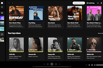 design music website, artist website, podcast website with full booking
