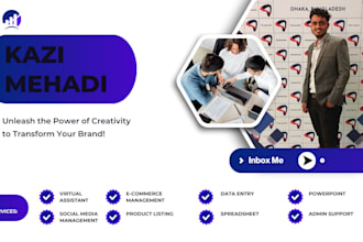 be your virtual assistant for admin tasks, excel, social media and wordpress
