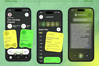 develop learning app, educational app, tutor app, academic app, ai elearning app