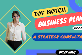 craft a business plan with marketing and financial model
