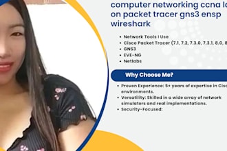 do computer networking ccna labs on packet tracer gns3 ensp wireshark
