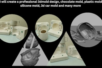 3d mold compression mold design for 3d printing injection mold chocolate mold