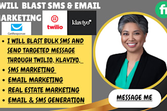 blast sms bulk marketing email marketing using twilio, klaviyo and ez texting