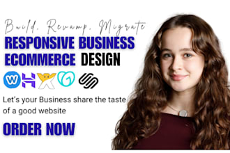 build revamp migrate wix webflow webador wordpress business website blog design