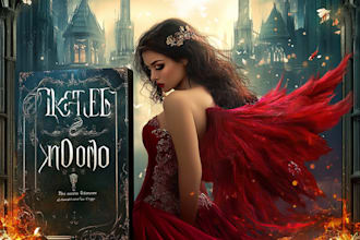 do fantasy book cover, romance book cover and ebook cover