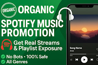 do organic spotify music promotion spotify music album chart spotify listeners
