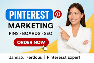 do professional pinterest marketing, pin and board creation