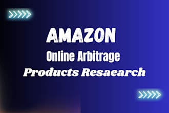do amazon online arbitrage product research for usa