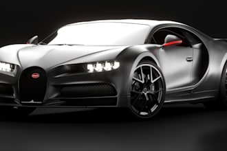build 3d suv car for game,3d sport car,autocad, realistic car rendering,body kit