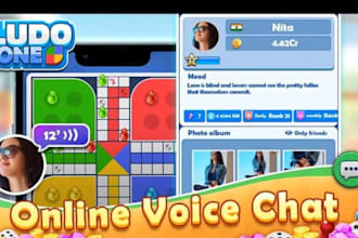 develop advance social medial game with full kit
