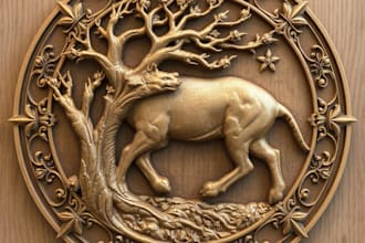 convert your 2d image to 3d model 3d bas relief cnc relief stl obj sldprt