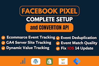 setup meta facebook pixel shopify, conversation API, GTM, server side tracking