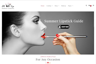 design skincare website beauty website cosmetics spa organic skincare website