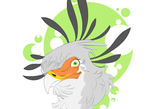 create a cartoon animal illustration for you