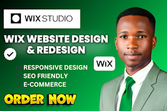 design a professional wix website or redesign wix website